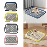 Maxbell Dog Potty Training Toilet Portable Puppy Pad Holder for Dormitory Home Bunny Navy Blue