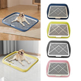 Maxbell Dog Potty Training Toilet Portable Puppy Pad Holder for Dormitory Home Bunny Navy Blue