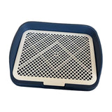 Maxbell Dog Potty Training Toilet Portable Puppy Pad Holder for Dormitory Home Bunny Navy Blue