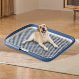 Maxbell Dog Potty Training Toilet Portable Puppy Pad Holder for Dormitory Home Bunny Navy Blue