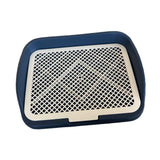 Maxbell Dog Potty Training Toilet Portable Puppy Pad Holder for Dormitory Home Bunny Navy Blue