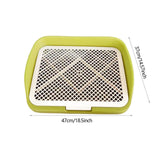 Maxbell Dog Potty Training Toilet Portable Puppy Pad Holder for Dormitory Home Bunny Yellow