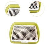 Maxbell Dog Potty Training Toilet Portable Puppy Pad Holder for Dormitory Home Bunny Yellow