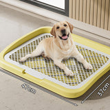 Maxbell Dog Potty Training Toilet Portable Puppy Pad Holder for Dormitory Home Bunny Yellow