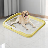 Maxbell Dog Potty Training Toilet Portable Puppy Pad Holder for Dormitory Home Bunny Yellow