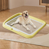 Maxbell Dog Potty Training Toilet Portable Puppy Pad Holder for Dormitory Home Bunny Yellow
