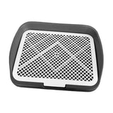 Maxbell Dog Potty Training Toilet Portable Puppy Pad Holder for Dormitory Home Bunny Gray