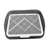 Maxbell Dog Potty Training Toilet Portable Puppy Pad Holder for Dormitory Home Bunny Gray