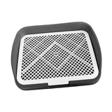 Maxbell Dog Potty Training Toilet Portable Puppy Pad Holder for Dormitory Home Bunny Gray