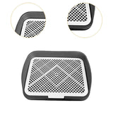 Maxbell Dog Potty Training Toilet Portable Puppy Pad Holder for Dormitory Home Bunny Gray