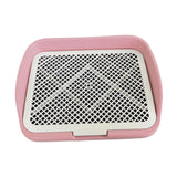 Maxbell Dog Potty Training Toilet Portable Puppy Pad Holder for Dormitory Home Bunny Pink