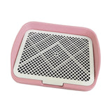 Maxbell Dog Potty Training Toilet Portable Puppy Pad Holder for Dormitory Home Bunny Pink
