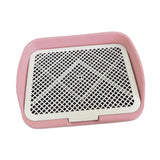 Maxbell Dog Potty Training Toilet Portable Puppy Pad Holder for Dormitory Home Bunny Pink