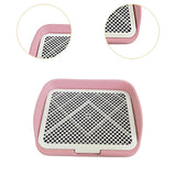 Maxbell Dog Potty Training Toilet Portable Puppy Pad Holder for Dormitory Home Bunny Pink