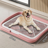 Maxbell Dog Potty Training Toilet Portable Puppy Pad Holder for Dormitory Home Bunny Pink