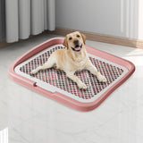 Maxbell Dog Potty Training Toilet Portable Puppy Pad Holder for Dormitory Home Bunny Pink