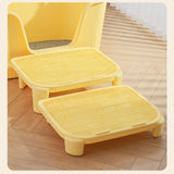 Maxbell Cat Litter Ramp Kitten Litter Catcher Mat for Pet Supply Bedroom Indoor Cats Yellow