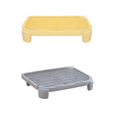 Maxbell Cat Litter Ramp Kitten Litter Catcher Mat for Pet Supply Bedroom Indoor Cats Yellow