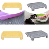 Maxbell Cat Litter Ramp Kitten Litter Catcher Mat for Pet Supply Bedroom Indoor Cats Yellow