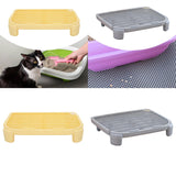 Maxbell Cat Litter Ramp Kitten Litter Catcher Mat for Pet Supply Bedroom Indoor Cats Yellow