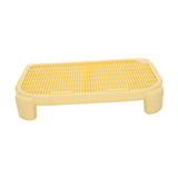 Maxbell Cat Litter Ramp Kitten Litter Catcher Mat for Pet Supply Bedroom Indoor Cats Yellow