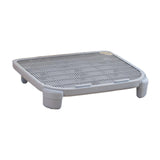 Maxbell Cat Litter Ramp Kitten Litter Catcher Mat for Pet Supply Bedroom Indoor Cats Gray