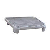 Maxbell Cat Litter Ramp Kitten Litter Catcher Mat for Pet Supply Bedroom Indoor Cats Gray