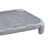 Maxbell Cat Litter Ramp Kitten Litter Catcher Mat for Pet Supply Bedroom Indoor Cats Gray