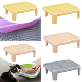 Maxbell Cat Litter Ramp Kitten Litter Box Footboard for Lavatory Indoor Cats Bedroom Yellow