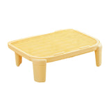 Maxbell Cat Litter Ramp Kitten Litter Box Footboard for Lavatory Indoor Cats Bedroom Yellow