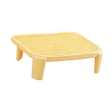 Maxbell Cat Litter Ramp Kitten Litter Box Footboard for Lavatory Indoor Cats Bedroom Yellow
