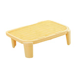 Maxbell Cat Litter Ramp Kitten Litter Box Footboard for Lavatory Indoor Cats Bedroom Yellow