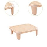 Maxbell Cat Litter Ramp Kitten Litter Box Footboard for Lavatory Indoor Cats Bedroom Coffee