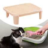 Maxbell Cat Litter Ramp Kitten Litter Box Footboard for Lavatory Indoor Cats Bedroom Coffee