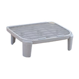 Maxbell Cat Litter Ramp Kitten Litter Box Footboard for Lavatory Indoor Cats Bedroom Gray