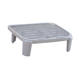 Maxbell Cat Litter Ramp Kitten Litter Box Footboard for Lavatory Indoor Cats Bedroom Gray