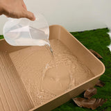 Maxbell Reptile Bathing Pool with Ramp Reptile Food Water Bowl for Frog Turtle Gecko