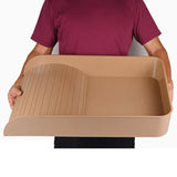 Maxbell Reptile Bathing Pool with Ramp Reptile Food Water Bowl for Frog Turtle Gecko