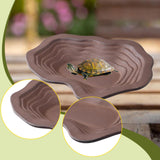 Maxbell Turtle Bathing Pool Tortoise Food Dish for Lizard Gecko Aquatic Climbing Pet
