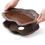 Maxbell Turtle Bathing Pool Tortoise Food Dish for Lizard Gecko Aquatic Climbing Pet