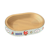 Maxbell Cat Scratcher Bed Cardboard Cat Bed for Scratching Interactive Play Lounging 65x50cm