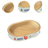 Maxbell Cat Scratcher Bed Cardboard Cat Bed for Scratching Interactive Play Lounging 65x50cm