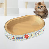 Maxbell Cat Scratcher Bed Cardboard Cat Bed for Scratching Interactive Play Lounging 65x50cm