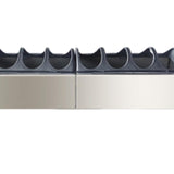 Maxbell Chicken Feeder Trough Lightweight Detachable Cover for Geese Duckling Pigeon 60x11x4.5cm