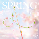 Maxbell Interactive Cat Toy Funny Handmade with Bell Play Rod for Exercise Home Yard Pink