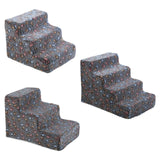 Maxbell Dog Stair Anti Skid Pet Slope Stairs for Indoor High Bed Small Dogs and Cats Small 3 Steps