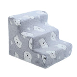 Maxbell Dog Steps Wear Resistant Anti Slip Dog Stairs for Indoor Bed Older Dogs Cats Small 3 Steps