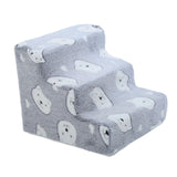 Maxbell Dog Steps Wear Resistant Anti Slip Dog Stairs for Indoor Bed Older Dogs Cats Small 3 Steps