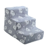 Maxbell Dog Steps Wear Resistant Anti Slip Dog Stairs for Indoor Bed Older Dogs Cats Large 3 Steps