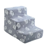 Maxbell Dog Steps Wear Resistant Anti Slip Dog Stairs for Indoor Bed Older Dogs Cats Large 3 Steps